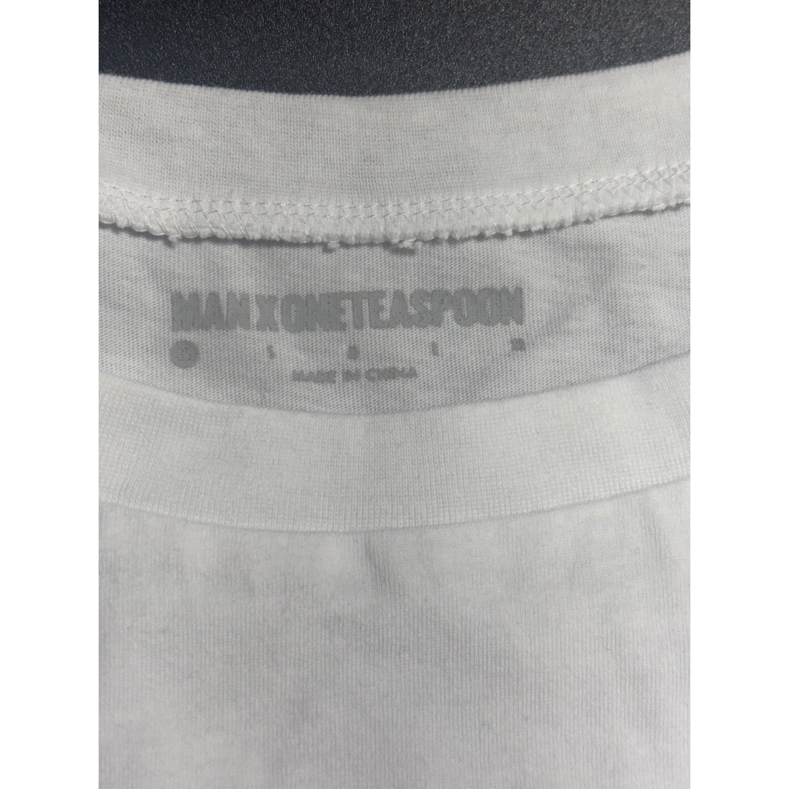 Man X One Teaspoon New Sad American Graphic Pocket Tee Distressed White Xs — image 4 of 7